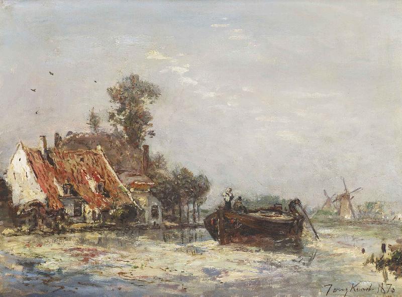 Johan Barthold Jongkind River near Rotterdam